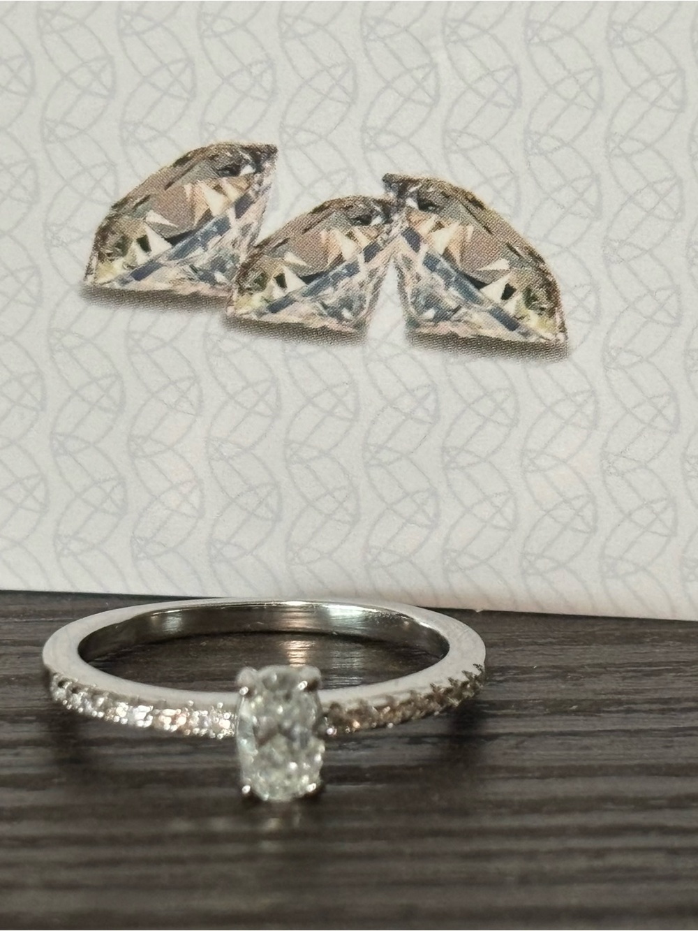 Beautiful .5 Ct Moissanite Ring